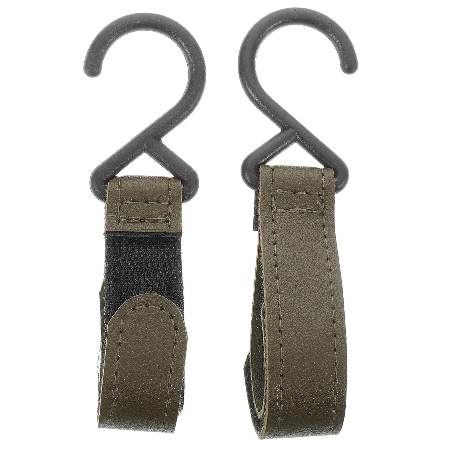 

2pcs Baby Stroller Straps Lightweight Hooks for Diaper Bag Universal Buckles Strap Hangers Stroller Clips Accessories Portable