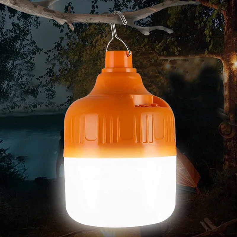 Bombilla LED de emergencia portátil, lámpara recargable para acampar, 20/30/40/50/80W, equipo de iluminación para tiendas de campaña, Luminair