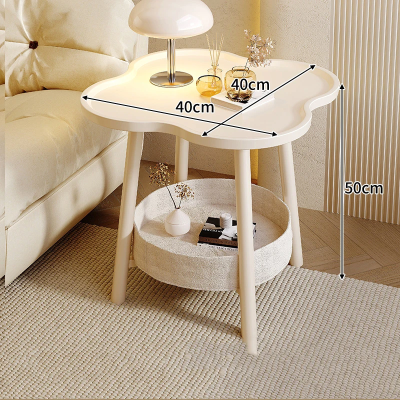 Makeup Night Stand  Shelves Bedroom Bedside Nordic Coffee Table White Minimalist Modern Comodas Con Cajones Home Furniture