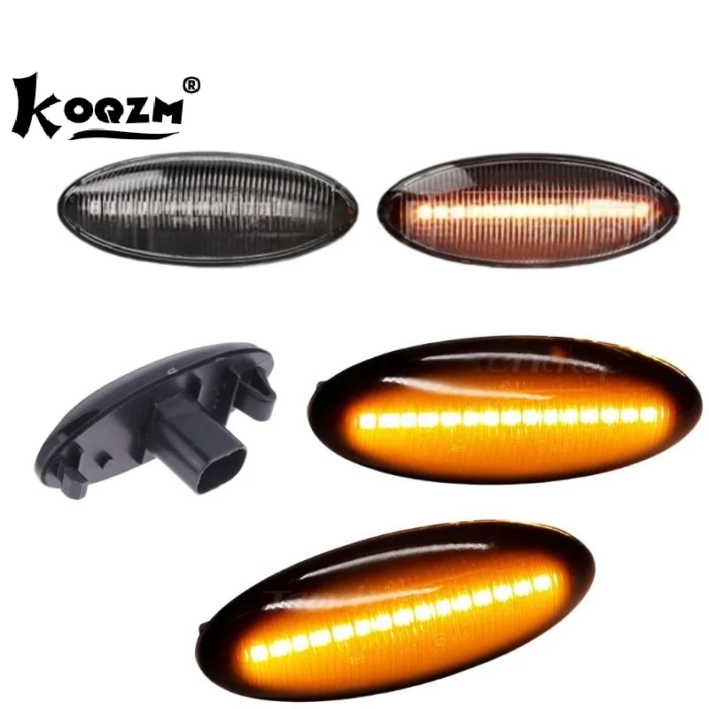 2PCS Fender Lamp For YARIS ECHO VIOS LIMO NLP10 SCP10 SCP12 2000 - 2005 Dynamic LED Indicator Side Marker Signal Light
