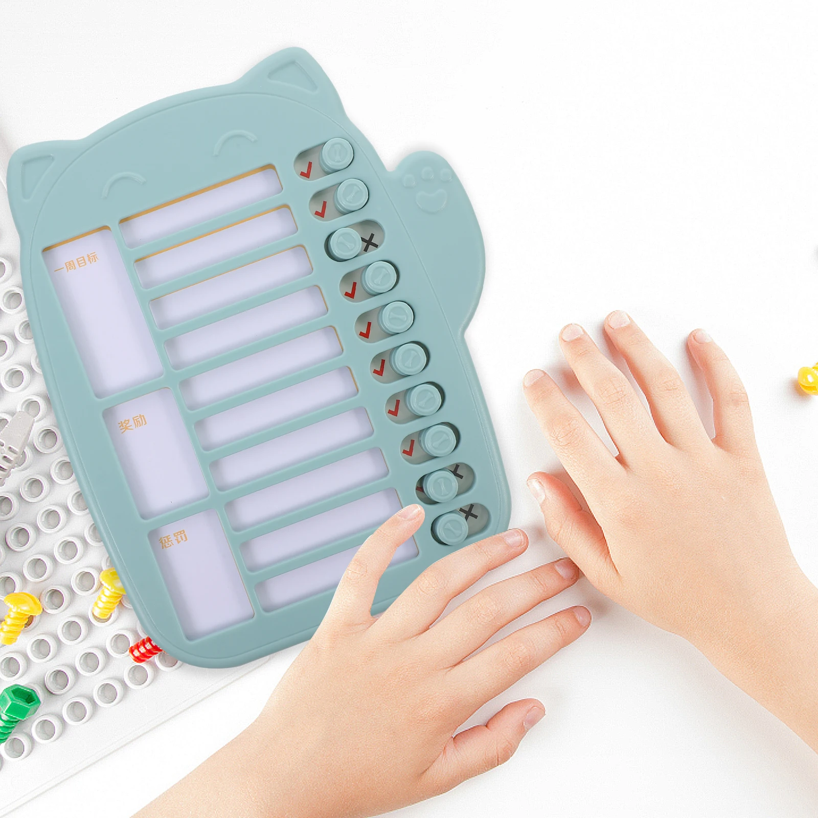 Self Discipline Kids Chore Chore Chart For Kids Chart Planner Schedule Sticker Portable Daily Tasks Teaching Tool Behavior