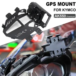 Novo Para KYMCO AK550 AK 550 ak550 Ak550 Prémio Motocicleta Frente brisa GPS Suporte Do Telefone Suporte de Navegação Suporte Suporte Suporte