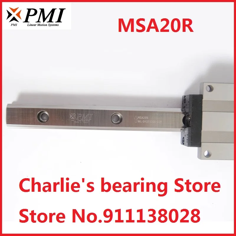 Imagem -06 - Trilho de Guia Linear Original Somente Pmi Msb20r250 mm 500 mm 600 mm Comprimento 100 Brandnew Original