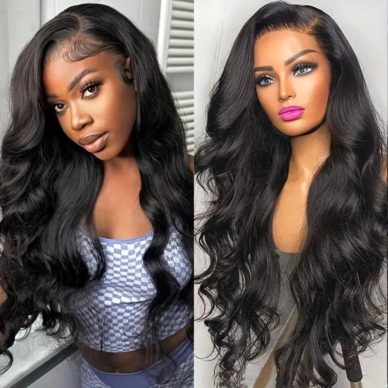 Fashionable Big Wavy Hair African Front Lace Full Wig