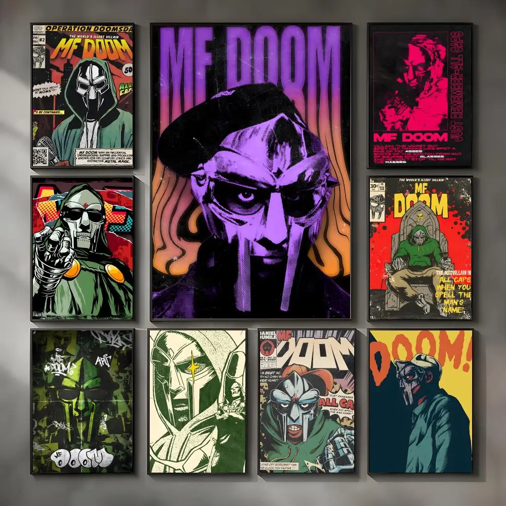 1pc Doom Madlib Poster Modern Interior Wall Decor & Trendy Home Highlights