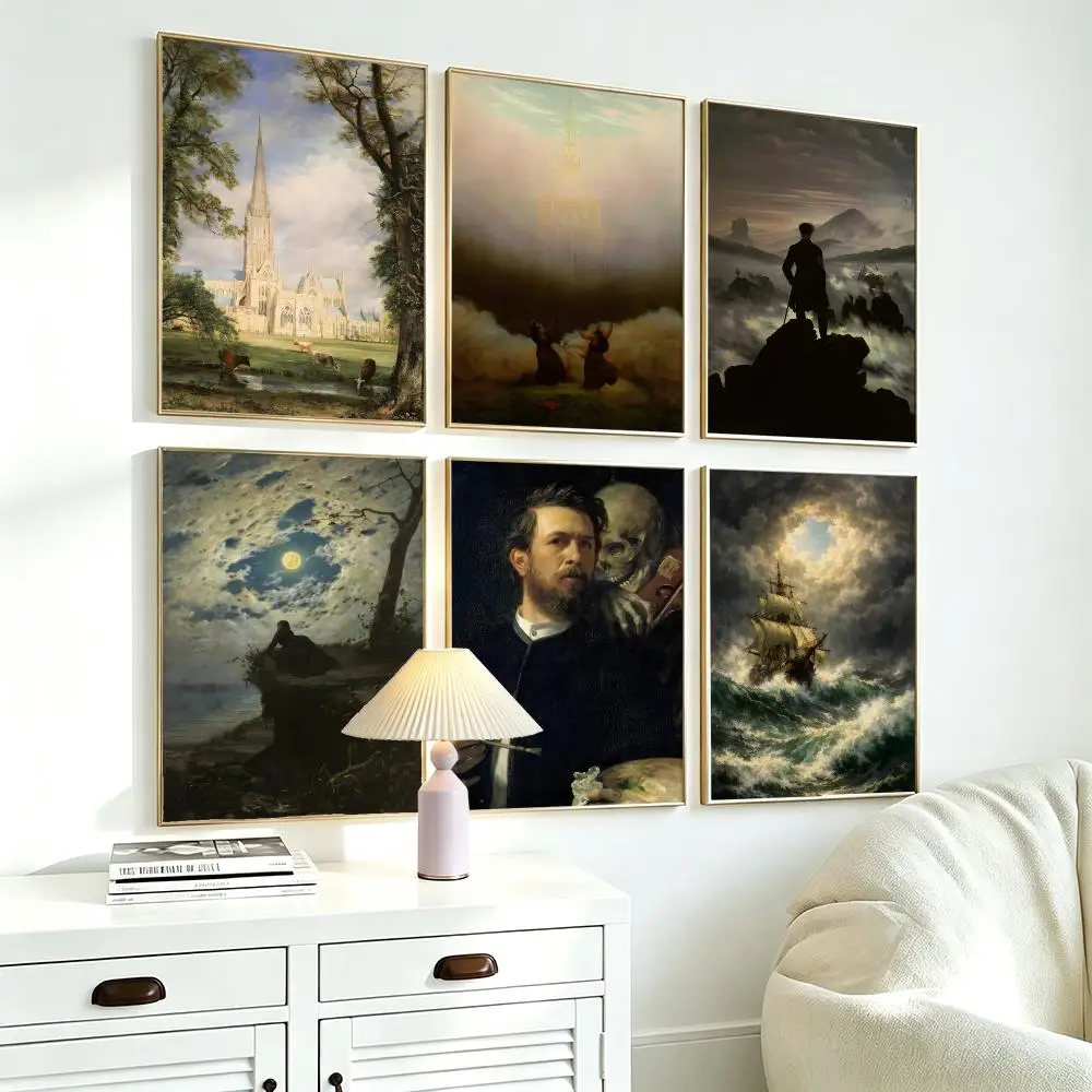 Aesthetic Wall Art Poster art Caspar David Friedrich Poster for Office Home Decor Interior Large Wall Picture Print