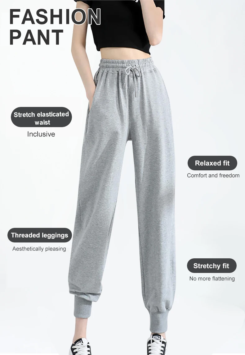 Fashion Womens Casual Sports Pants Running Workout Jogging Warm Fleece Trousers Couple Solid Outdoors Sweatpants Streetwear