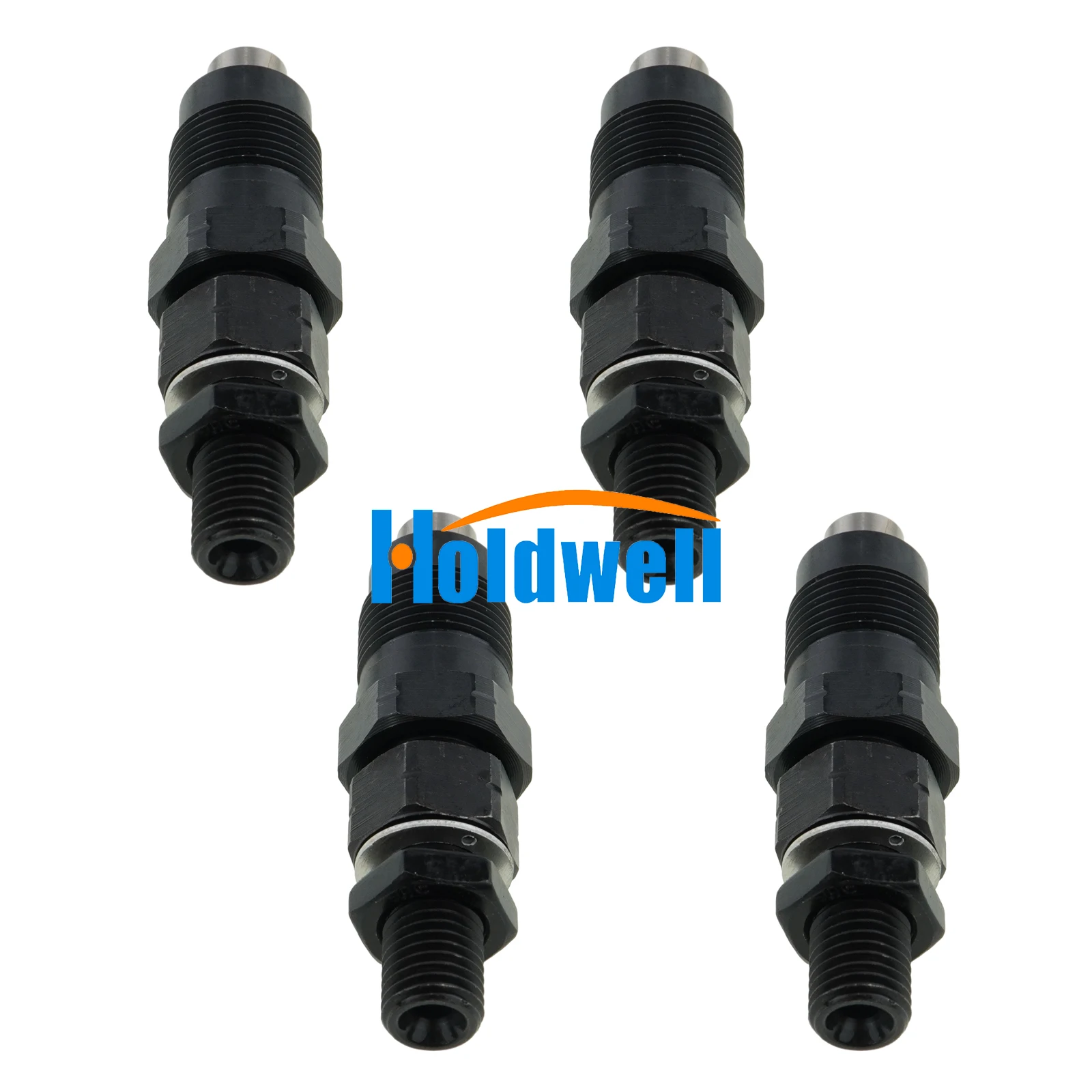 Holdwell 4PCS Fuel Injector YM129931-53000 YM119717-53001 for Komatsu Engine 4D94E 4D94LE 4D98E Yanmar Engine 2V750