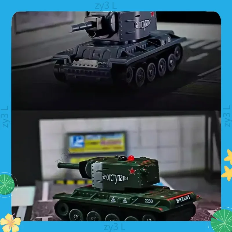Mini tanque de Control remoto de escritorio proporcional completo, tanques de batalla Rc, sistema de combate infrarrojo seguro, juguetes, regalo para padres e hijos