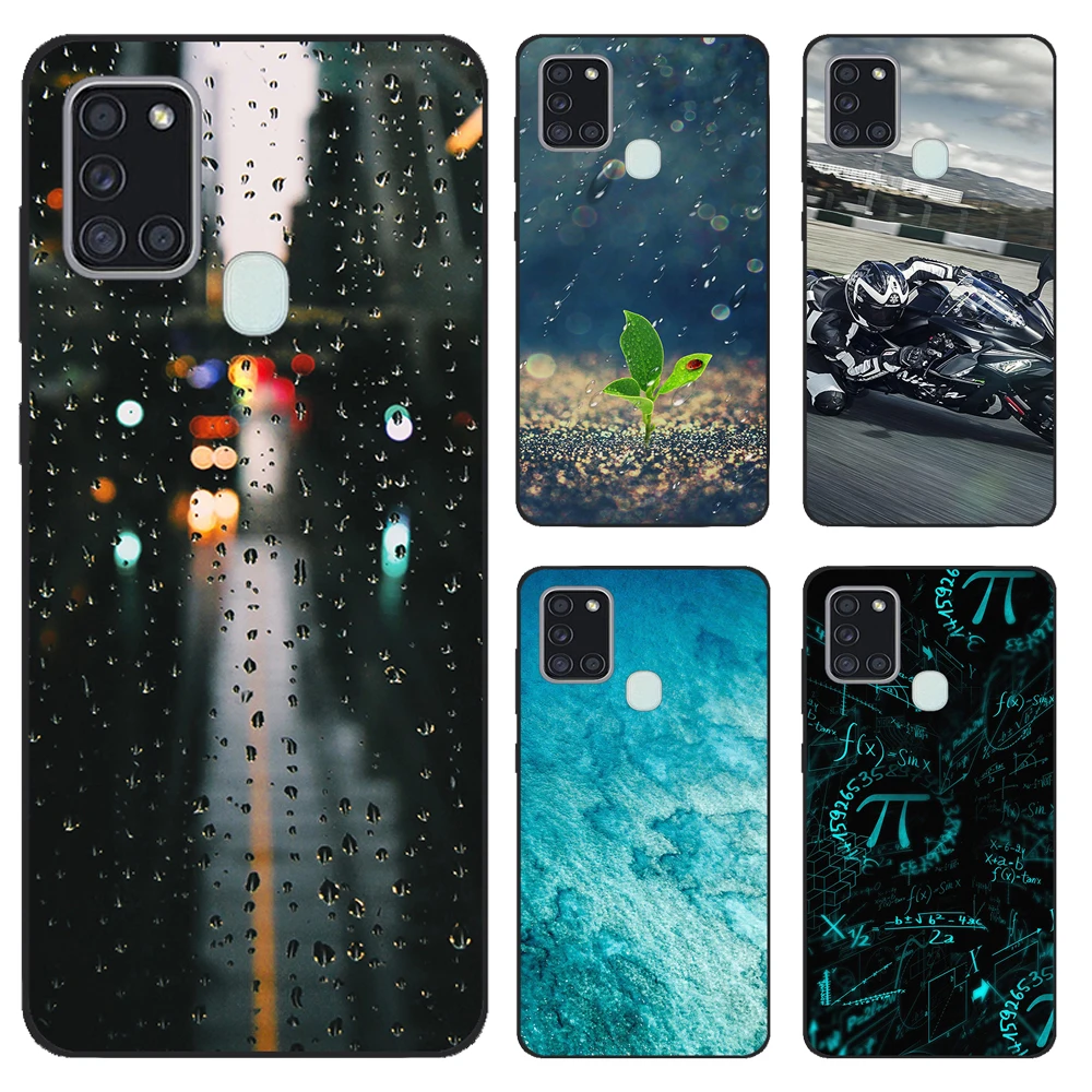 B Case For Samsung A21S Case Phone Cover Silicone Soft TPU Back Cover for Samsung Galaxy A21S Case A 21S A21 S Coque Bumper