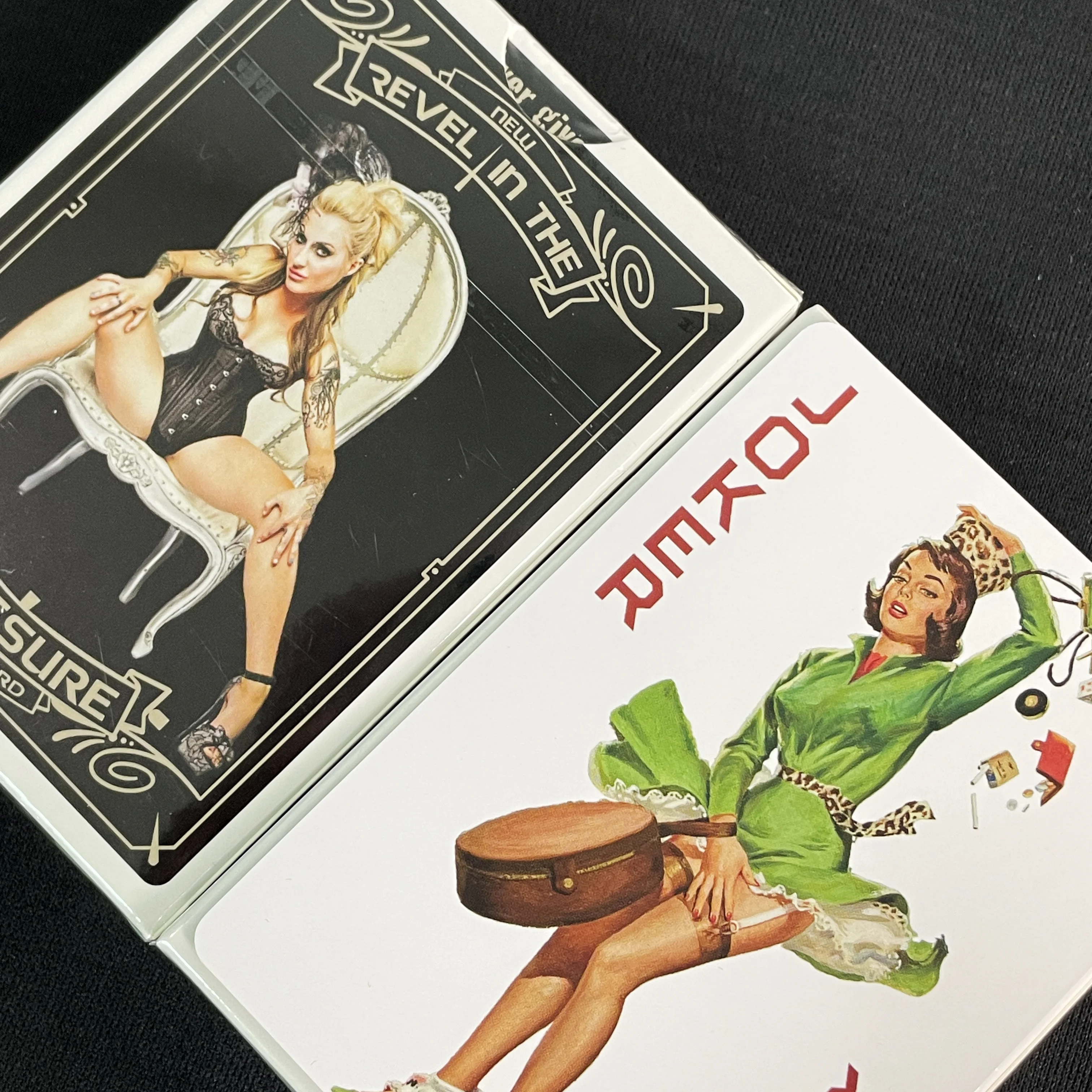 1Set Vintage Sexy Beautiful Lady Playing Cards Printing Board Game Poker Cards interesting Poker Playing Cards for Entertainment