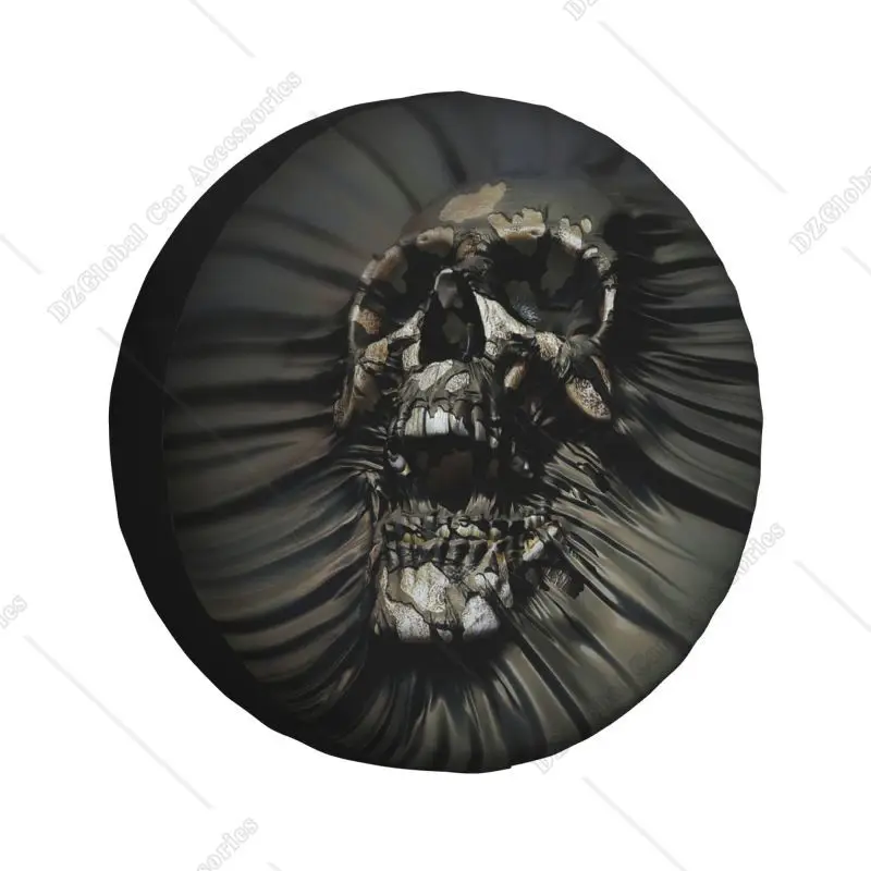 Aangepaste Horror Skull Wrap Band Cover 4WD 4x4 SUV Gothic Death Skeleton Reservewiel Protector voor Honda CRV 14 