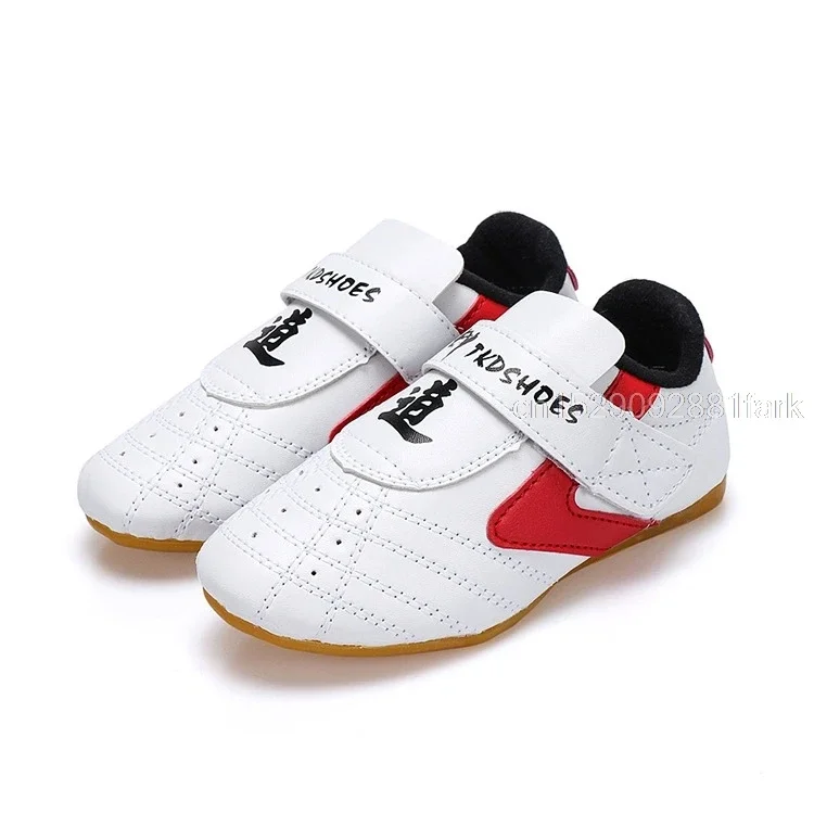 Taekwondo Shoes Breathable Wear-resistant kickboxing Professional Tae kwon do Martial Art Soft Bottom Training Sneaker Shoes