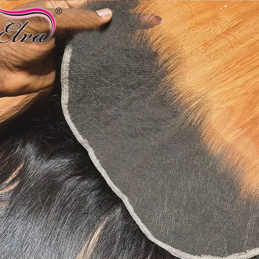 13x6 HD Lace Frontal Transparent Closure, Pre-Plucked