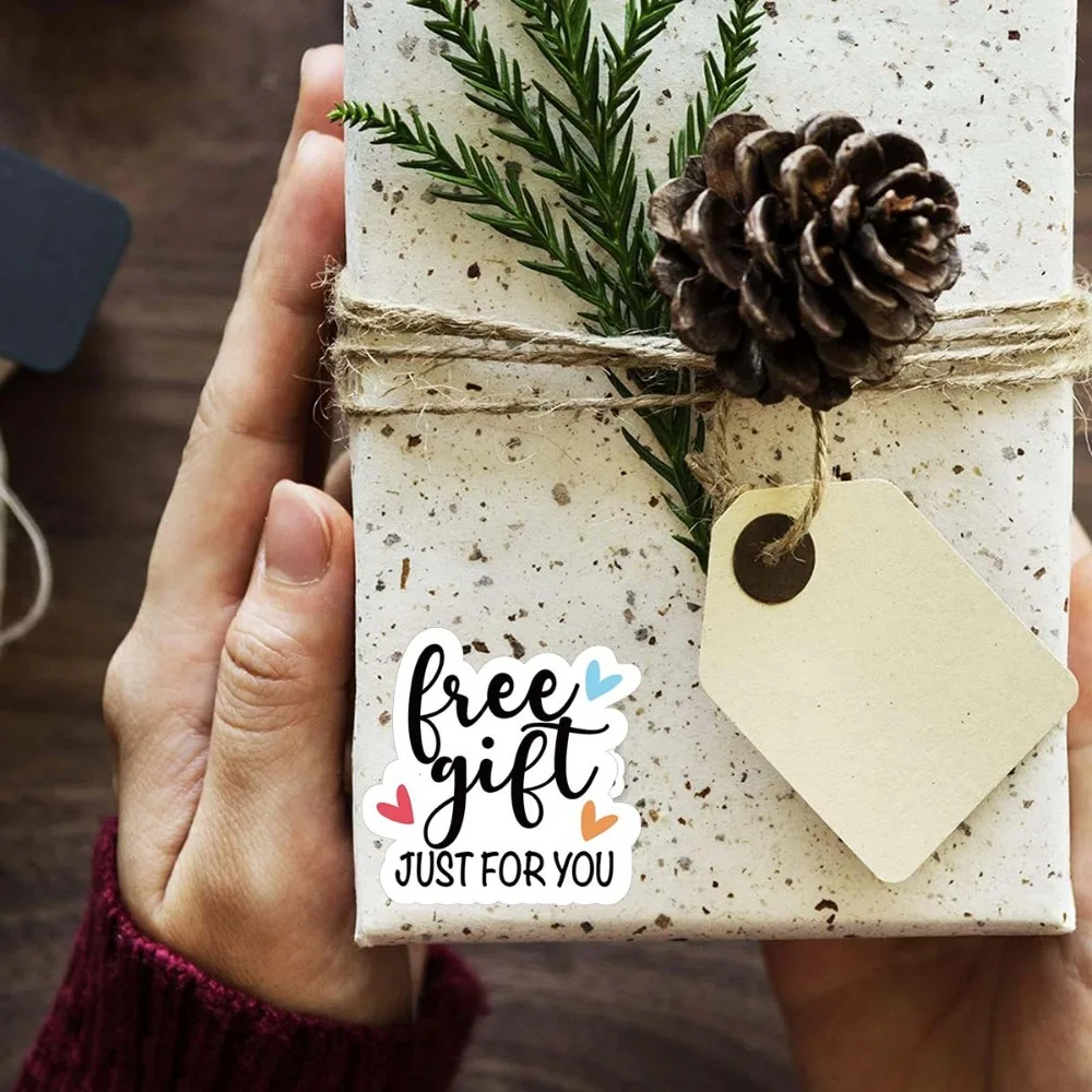 120 Stück, nur für Sie, kostenlose Etiketten, Aufkleber, Geschenk, Dankeschön-Aufkleber für kleine Unternehmen, unregelmäßige Form, handgefertigtes Etikett zum Verpacken – Detail 8