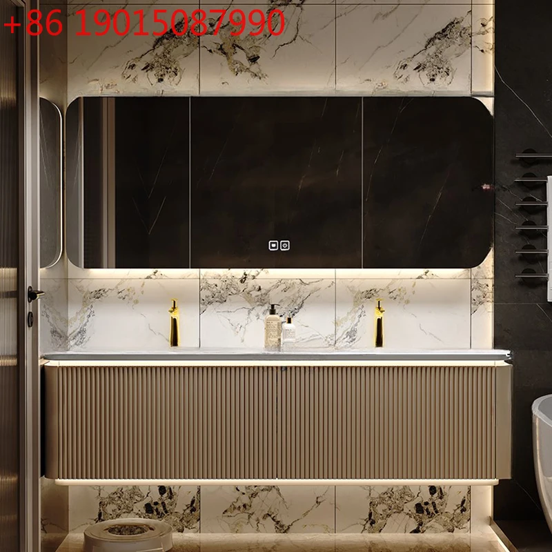 

Большой водонепроницаемый современный шкаф-органайзер для ванной комнаты с зеркалом, экономящий пространство, для хранения, мебель для дома