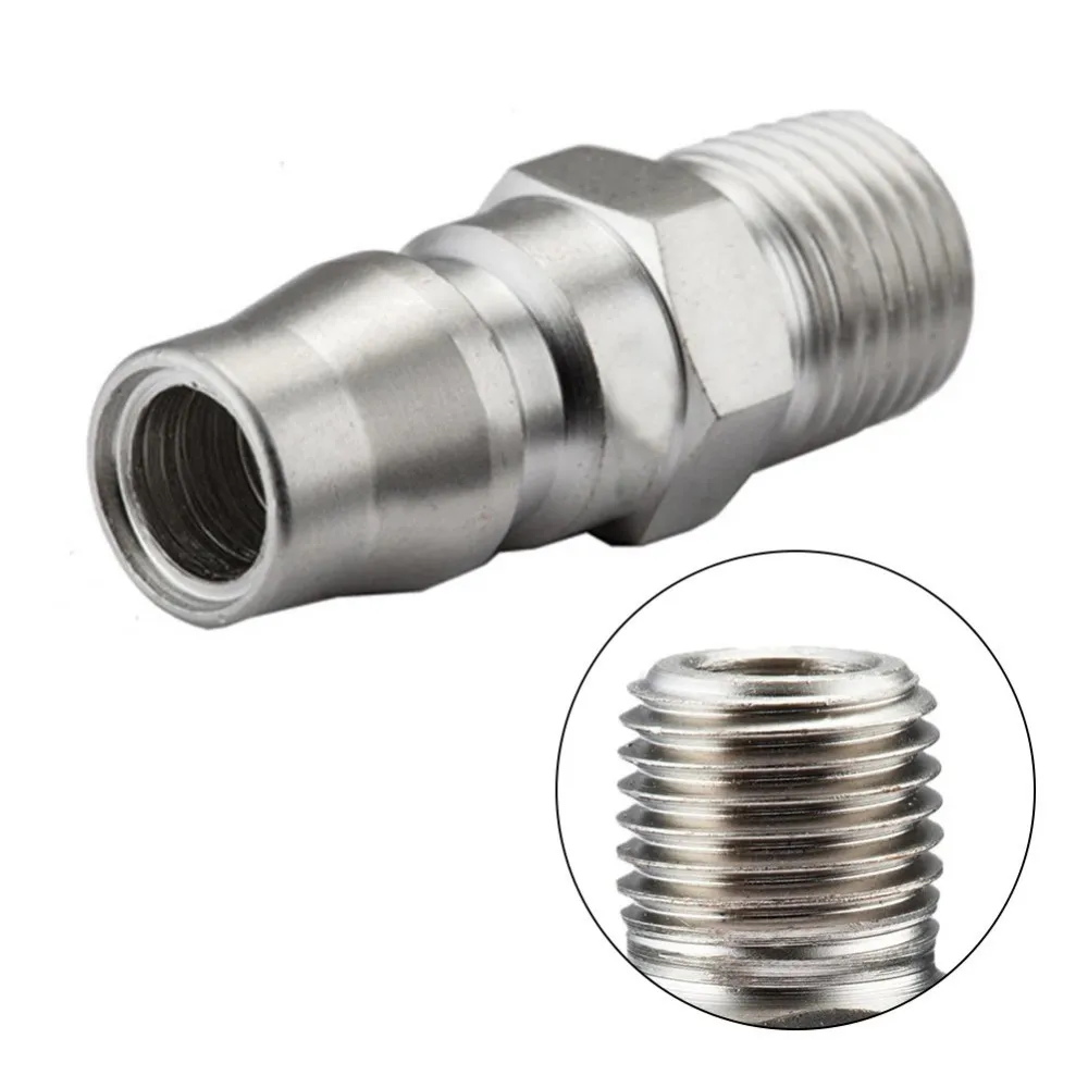 10 Stück NITTO Luftkupplungen mit 1/4 Zoll Außengewinde 20PM Pneumatische Schnellkupplungen für Luftleitungen – Detail 3
