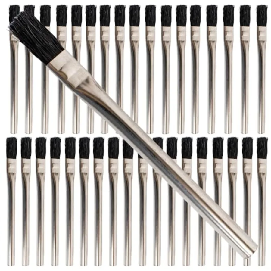 Acid Brushes, 1/2 Inch Flux Brush for Glue and Grease, 36 Count Soldering, plumbing and welding Epoxy, resin and adhesives Boar