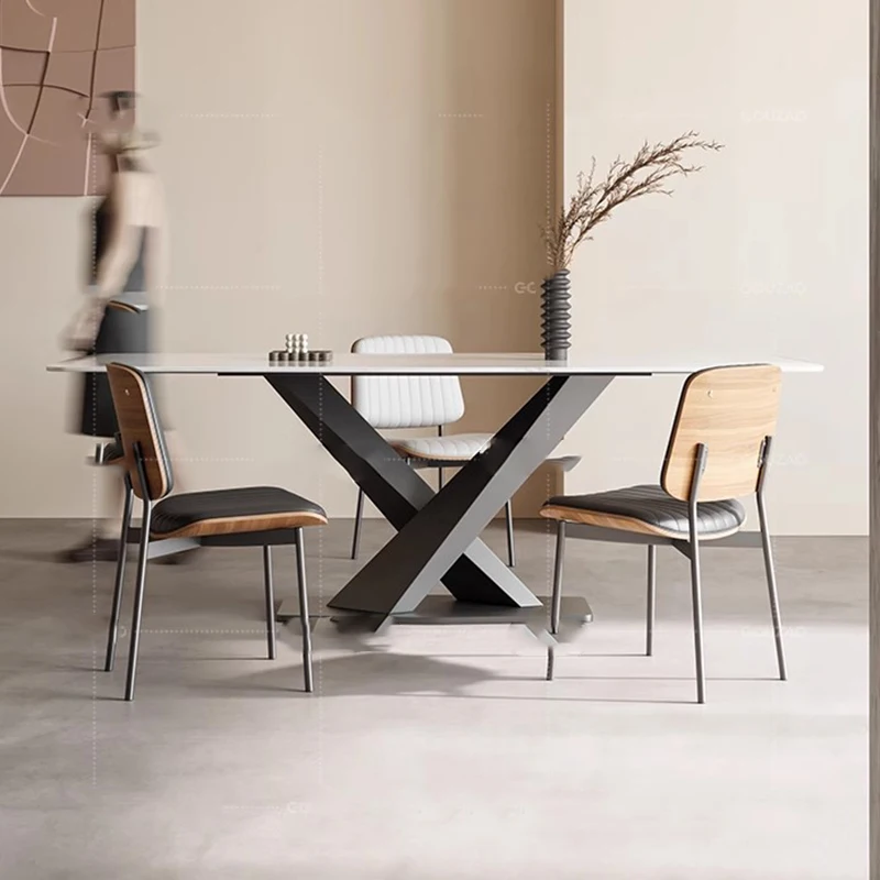 Leather Modern Dining Chairs Luxury Minimalist Conference Tables Office Dining Chairs Makeup Vintage Muebles Unique Furniture