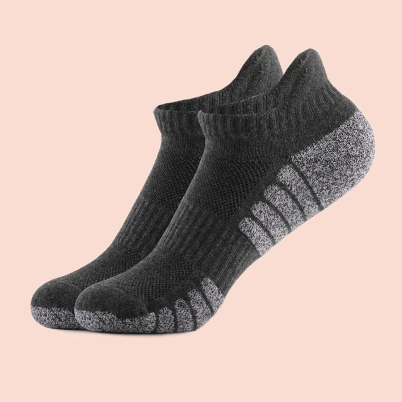 5/10 Pairs High Quality Thickened Towel Bottom Running Socks Mesh Boat Socks Non-slip Breathable Sports Socks Low Cut Socks