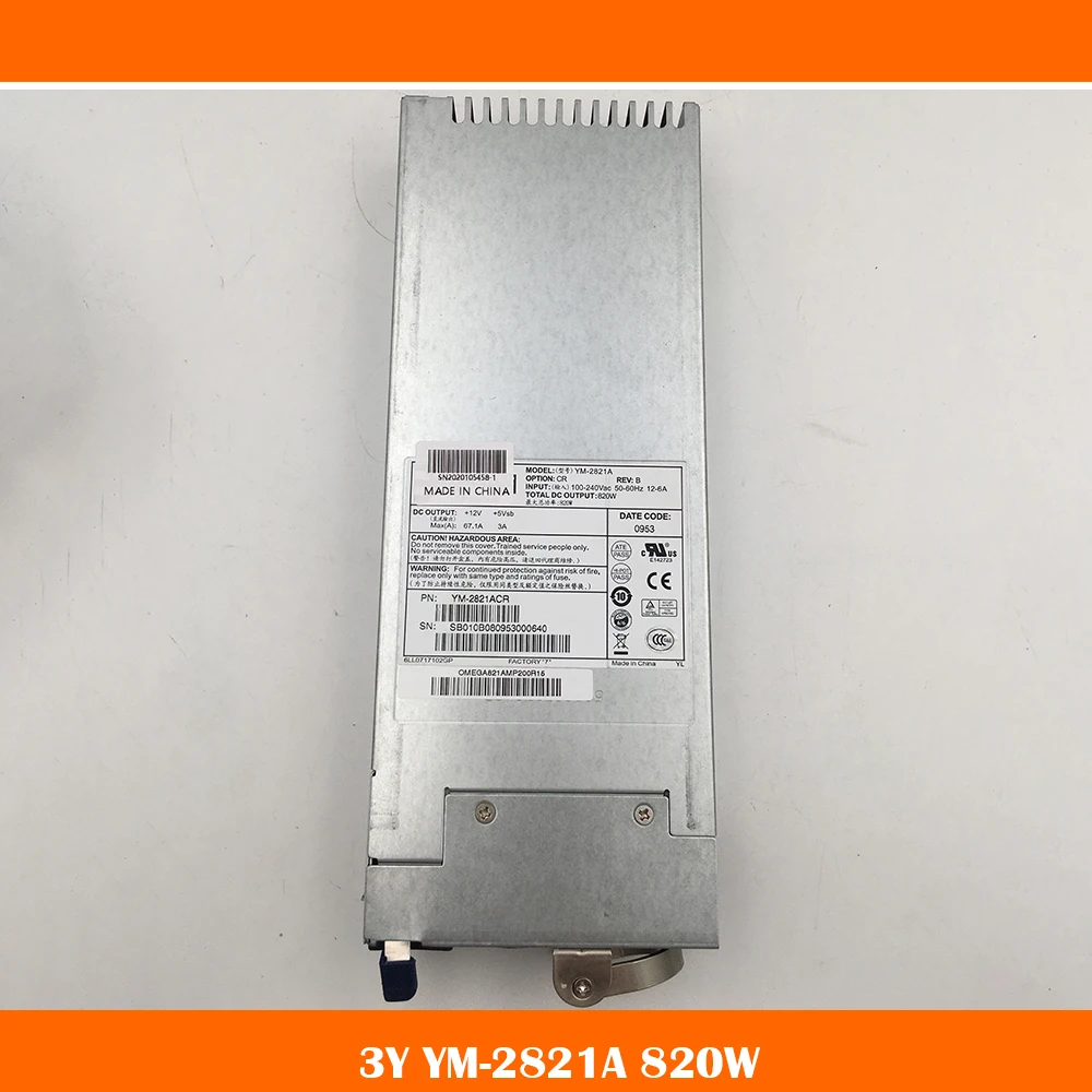 For 3Y YM-2821A 820W Server Redundant Power Supply Module