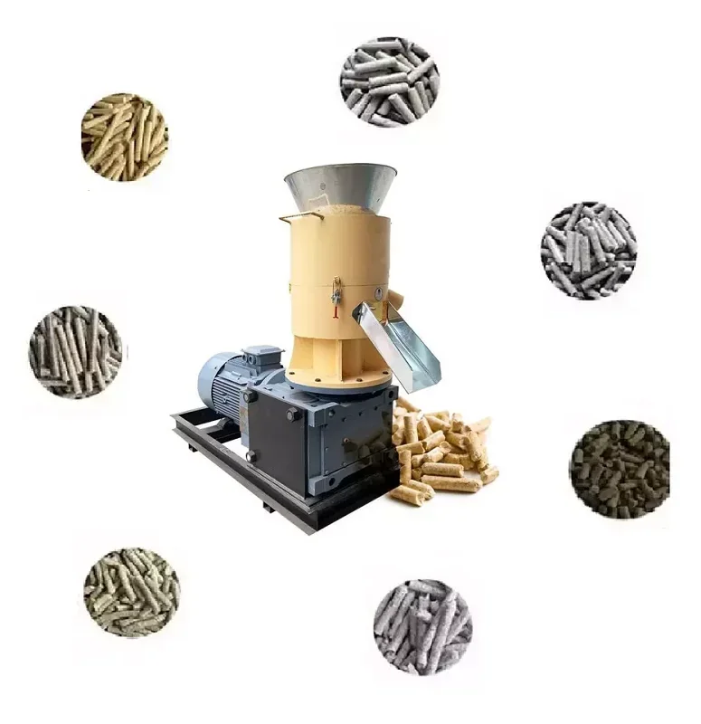 Forest Waste Wood Sawdust Pellet Making Machine Waste Straw Pellet Mills Flat Die Processing Machine For Wood Dust