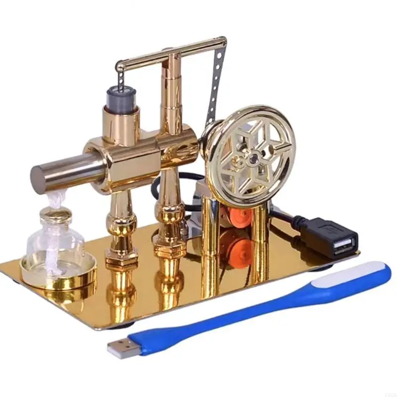 C63A Модель двигателя Stirling Model Hot Air Mater Motor Model Model Physical Science игрушка