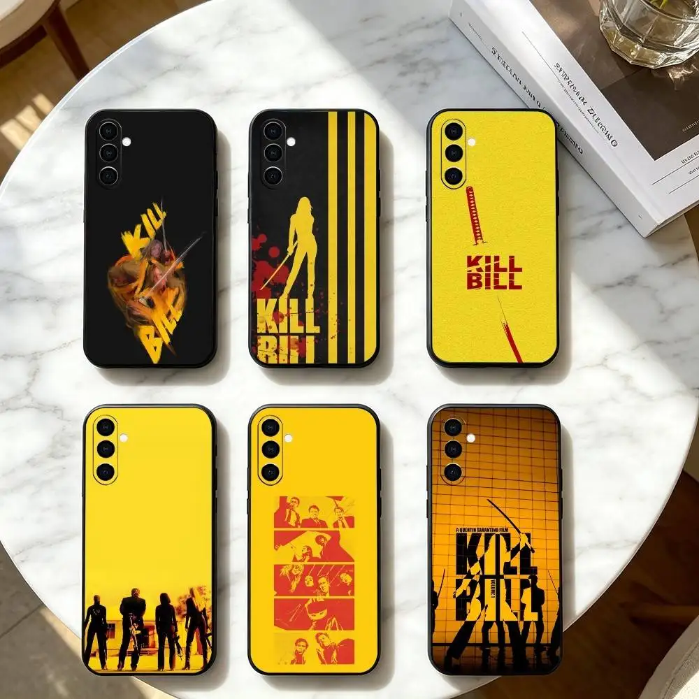 Película Kill Bill Vol. 1 funda de teléfono para Samsung Galaxy A73,A72,A71,A70,A53,A52,A51,otras fundas negras suaves