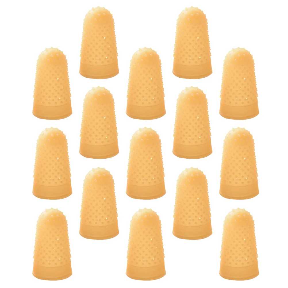 

Tips Pockmarked Finger Cots Cut Resistant Gloves Rubber Fingertips Protector Covers Work