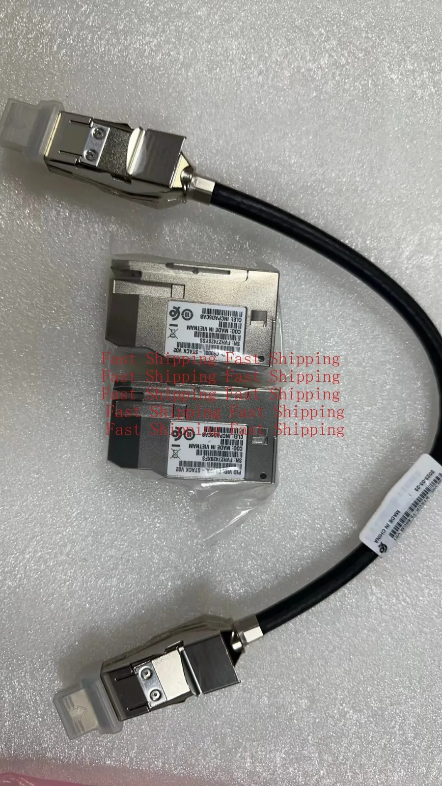 A=For Cisco C9300L-STACK-KIT Stack Module Kit with STACK-T3-50CM Cable C9300L Series