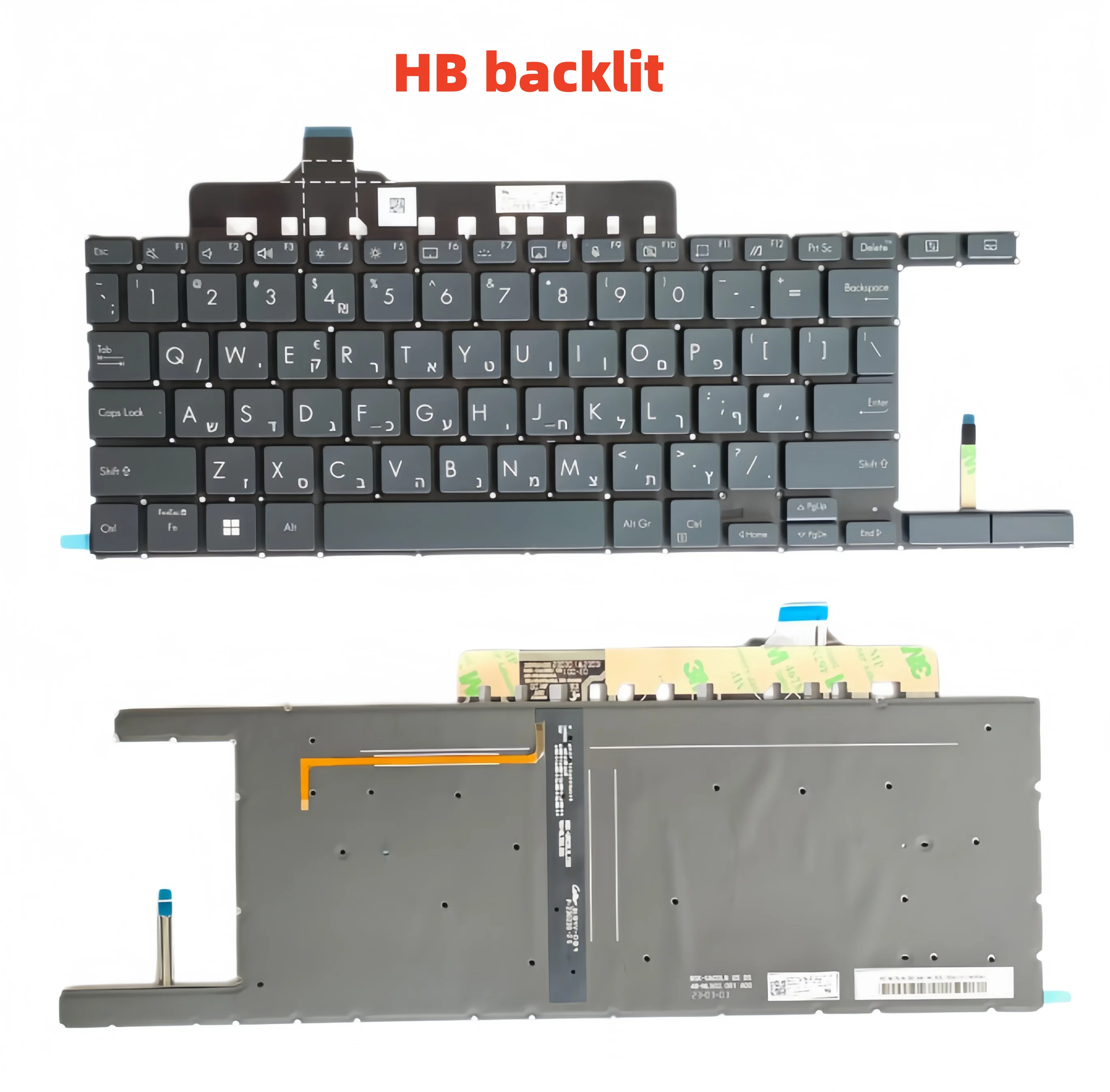 Новая клавиатура HB с подсветкой для ноутбуков Asus ZenBook Duo 14 UX482 UX482E UX482EA UX482EAR UX8402 UX8402ZA UX8402ZE UX4100EA UX4100E