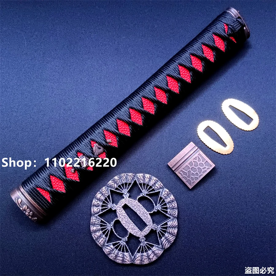 

A Set Exquisite Handle Tsuka Alloy Handguard Tsuba Guard Fuchi Kashira Menuki Habaki Seppa For Japanese Katana Samurai Fittings