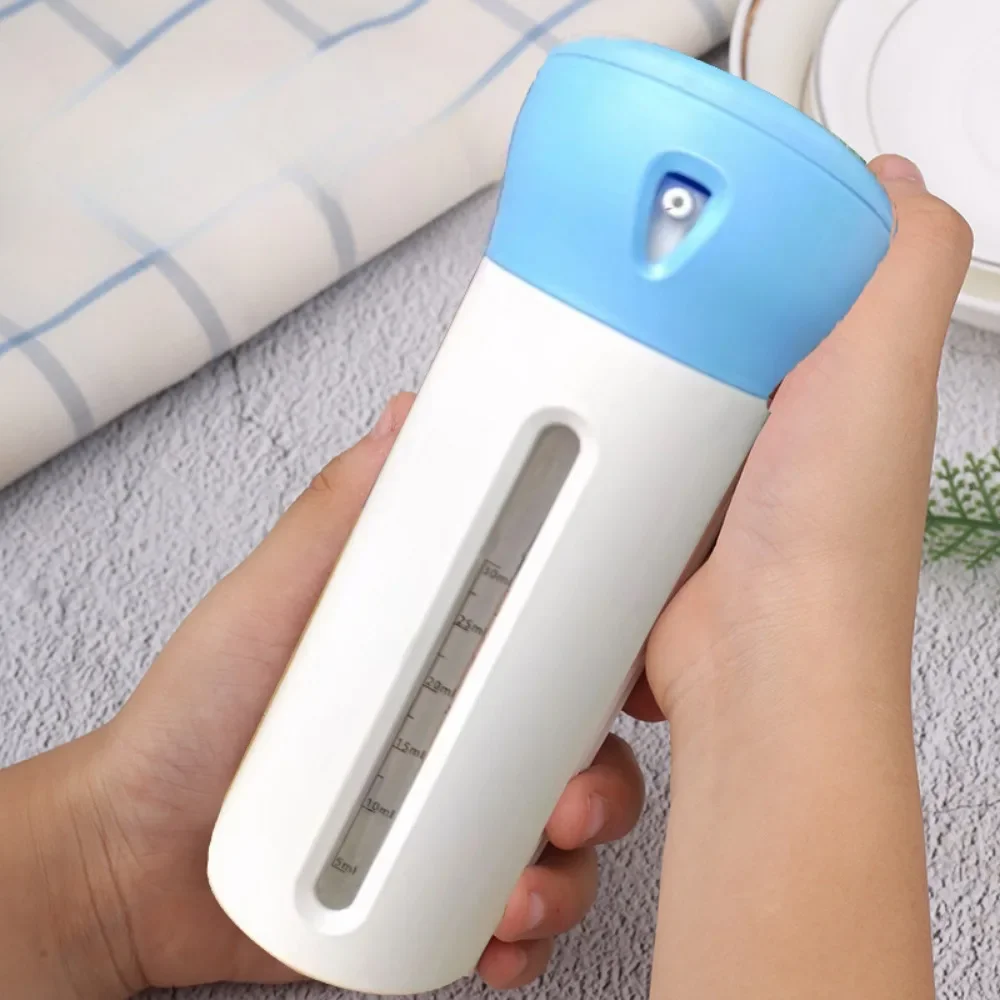 4 in 1 40ml Bottiglia dispenser di liquido da viaggio portatile Bottiglia secondaria vuota Bottiglie contenitore pressa Bottiglie di profumo Shampoo Balsamo Lozione