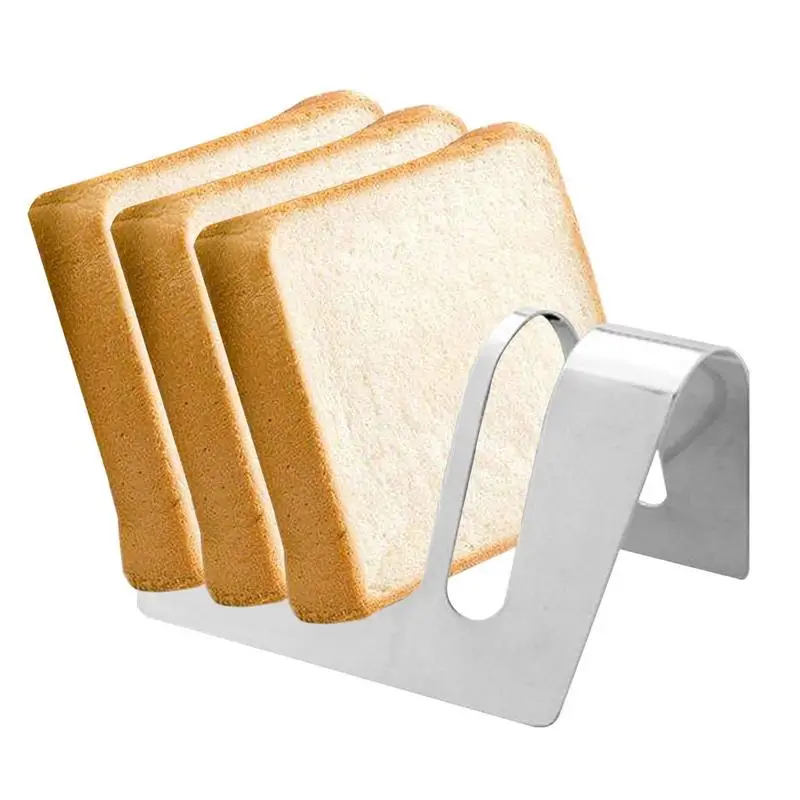 

Bread Slice Rack Stainless Steel Toast Bread Slicer Stand Bread Holder Food Display Tool For Restaurant Kitchen Accessories