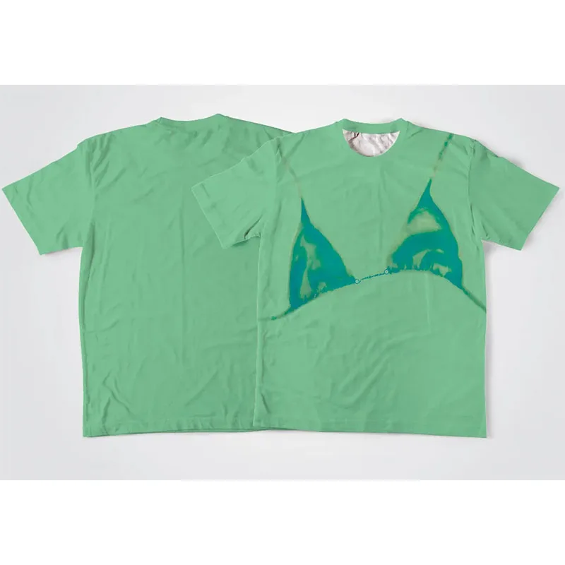 Summer Popular Bikini Tee 3D Print Y2K Hot Girl Clothes For Women O-neck Short Sleeves Casual Street Plus sized Female Clothing