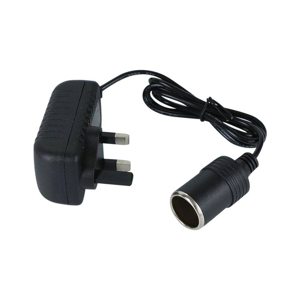 cigarette lighter socket for home US/EU/UK 220V to 12V Cigarette Lighter Household to Car Cigarette Lighter  Adapter Power Adapter Socket