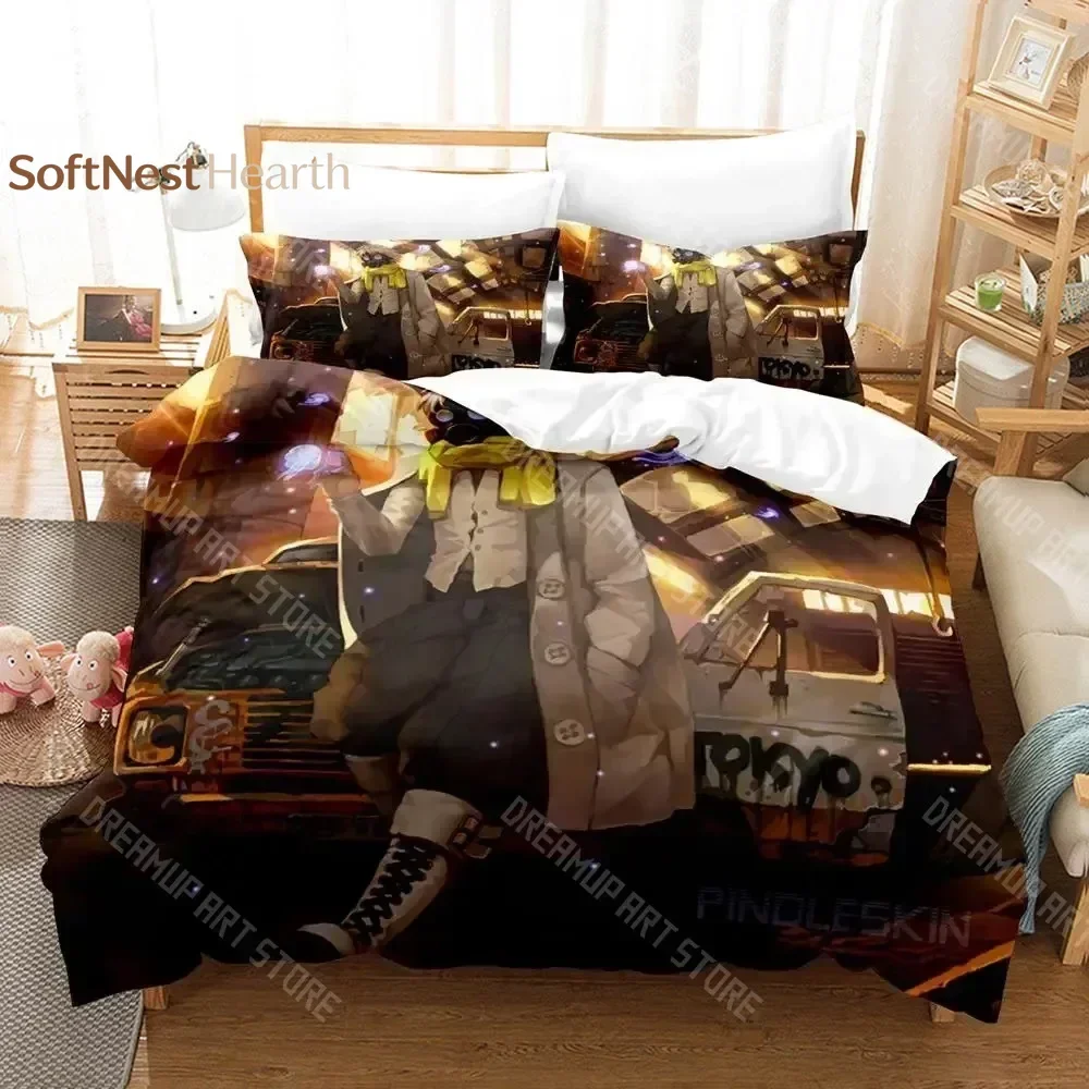 2026 3D Print DRAMAtical Murder Bedding Set Cartoon Anime Three-piece Set Adult Kid Bedroom Duvetcover Sets