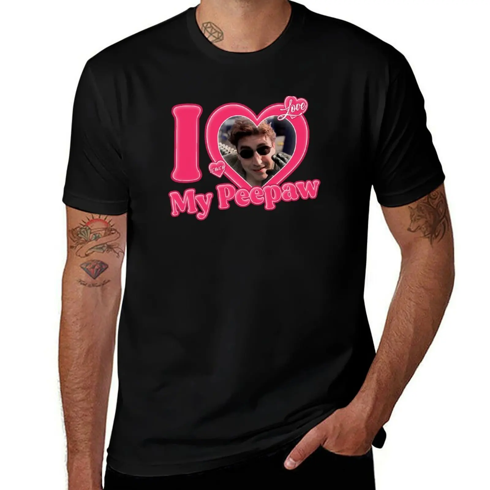 i love my peepaw alfred molina / doc ock T-Shirt Plus Size Outdoor Casual Top T-Shirt