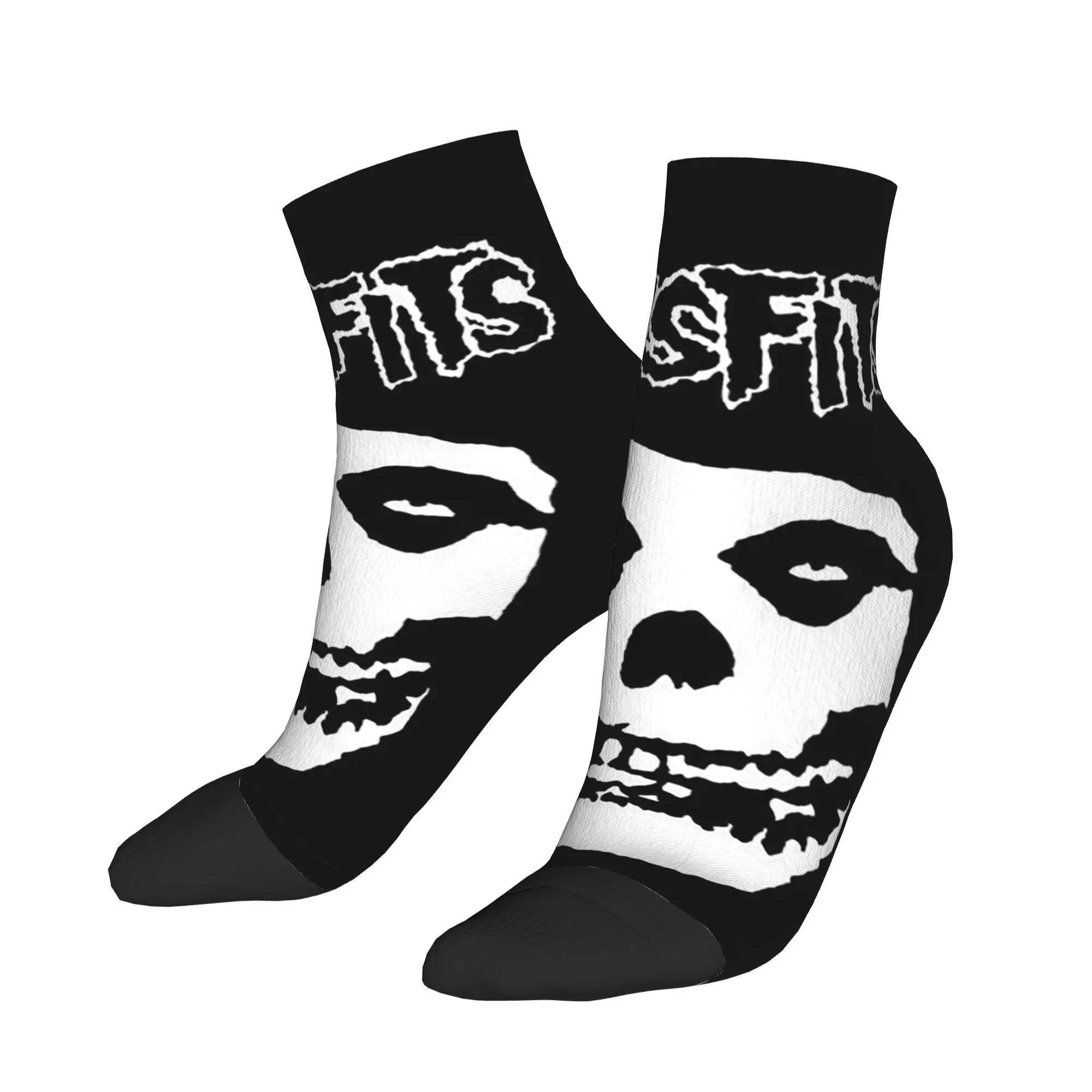 

Носки Misfits с черепом, чулки высокого качества в стиле Харадзюку, всесезонные носки, аксессуары для мужчин и женщин, рождественские подарки