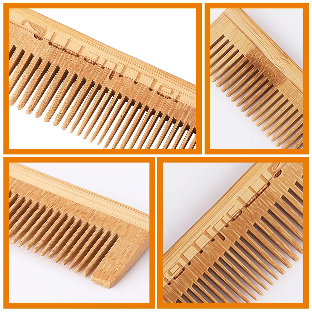 

Toothed Comb Women Hair Combs Detangler Smooth Teeth Wood For Styling Wet Dry Hair Curly Straight Long Short