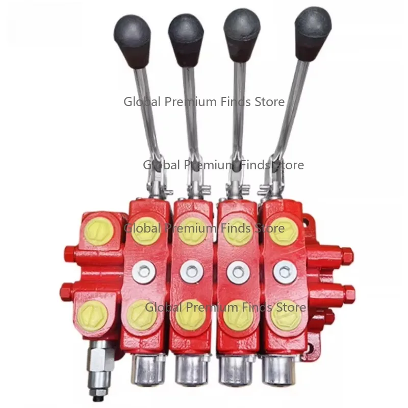 63/100 Manual Hydraulic Directional Valve | DL15 DL20 Multi-Way Distributor for Lifting Equipment