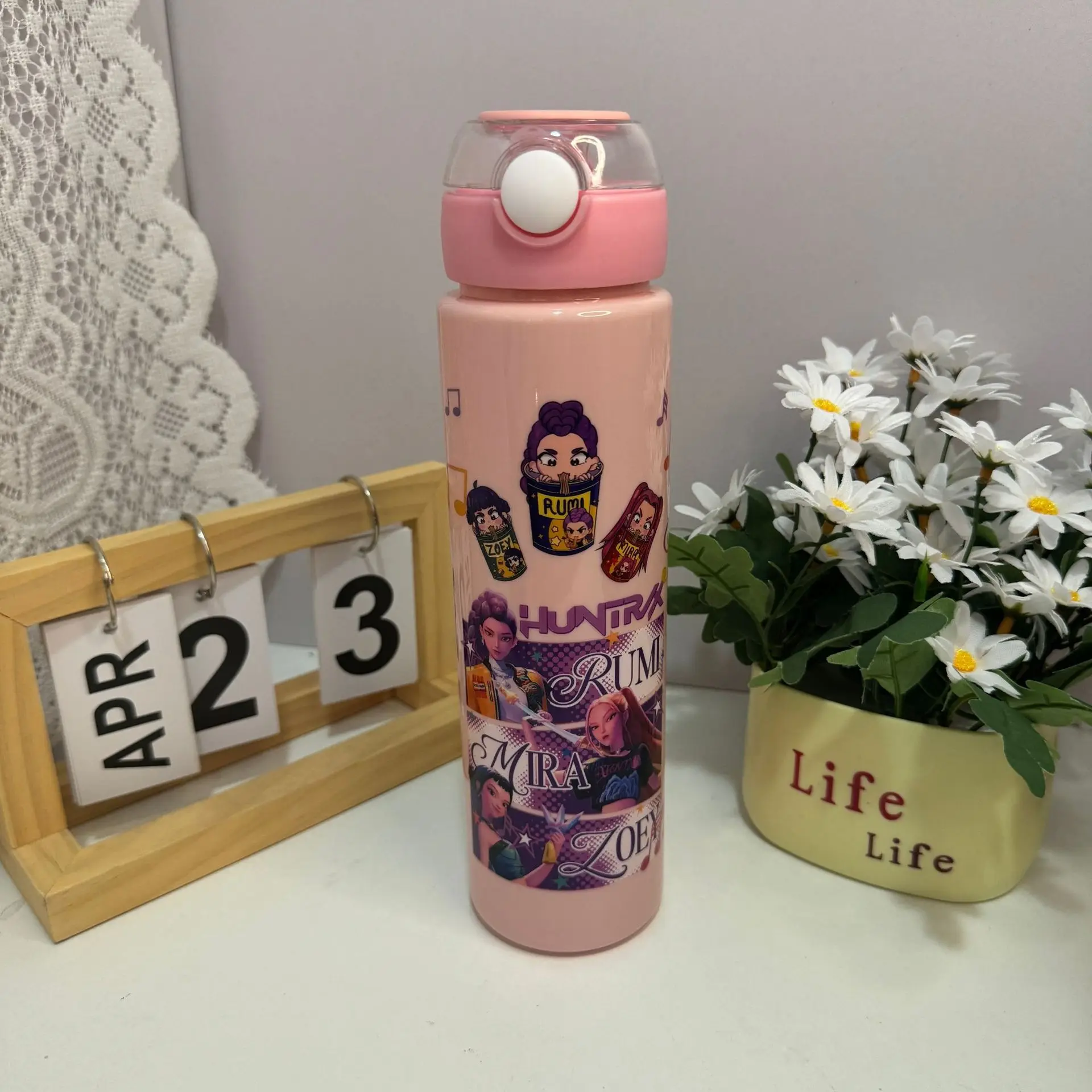 1 قطعة كوب جميل كوب بقشة كوب شرب كوب سعة كبيرة