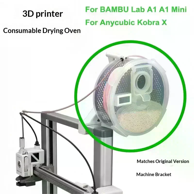 Dustproof Anti-Moisture Sealed Box Release 3D Printing Filament Dry Box 1KG Storage Case Wall-Mounted For Filament Holder 1 Set