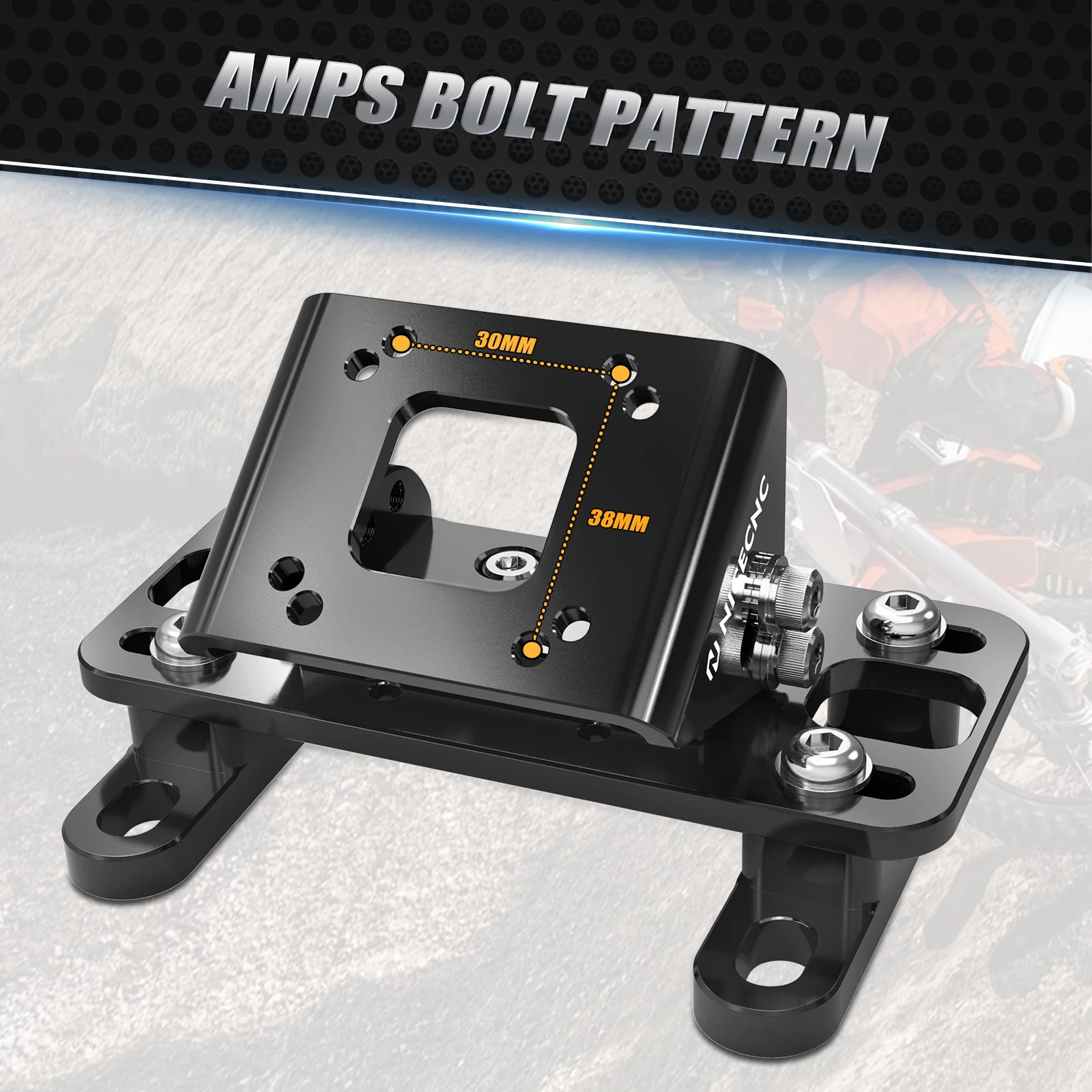 Universelle GPS-Halterung für KTM EXC 300 SXF 450, für Husqvarna TE 300, GasGas EC, Beta RR, Honda, Yamaha, Suzuki, Kawasaki, Sherco – Detail 2
