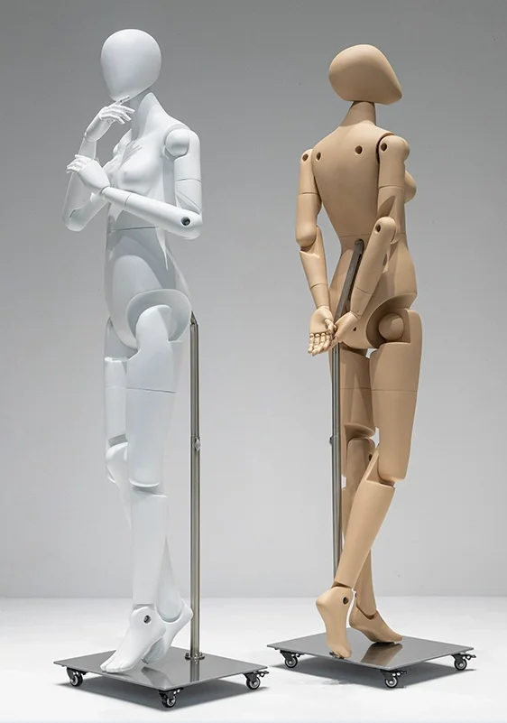 HM03 New movable mannequin articulated arms legs mannequin flexible movable joints mannequin