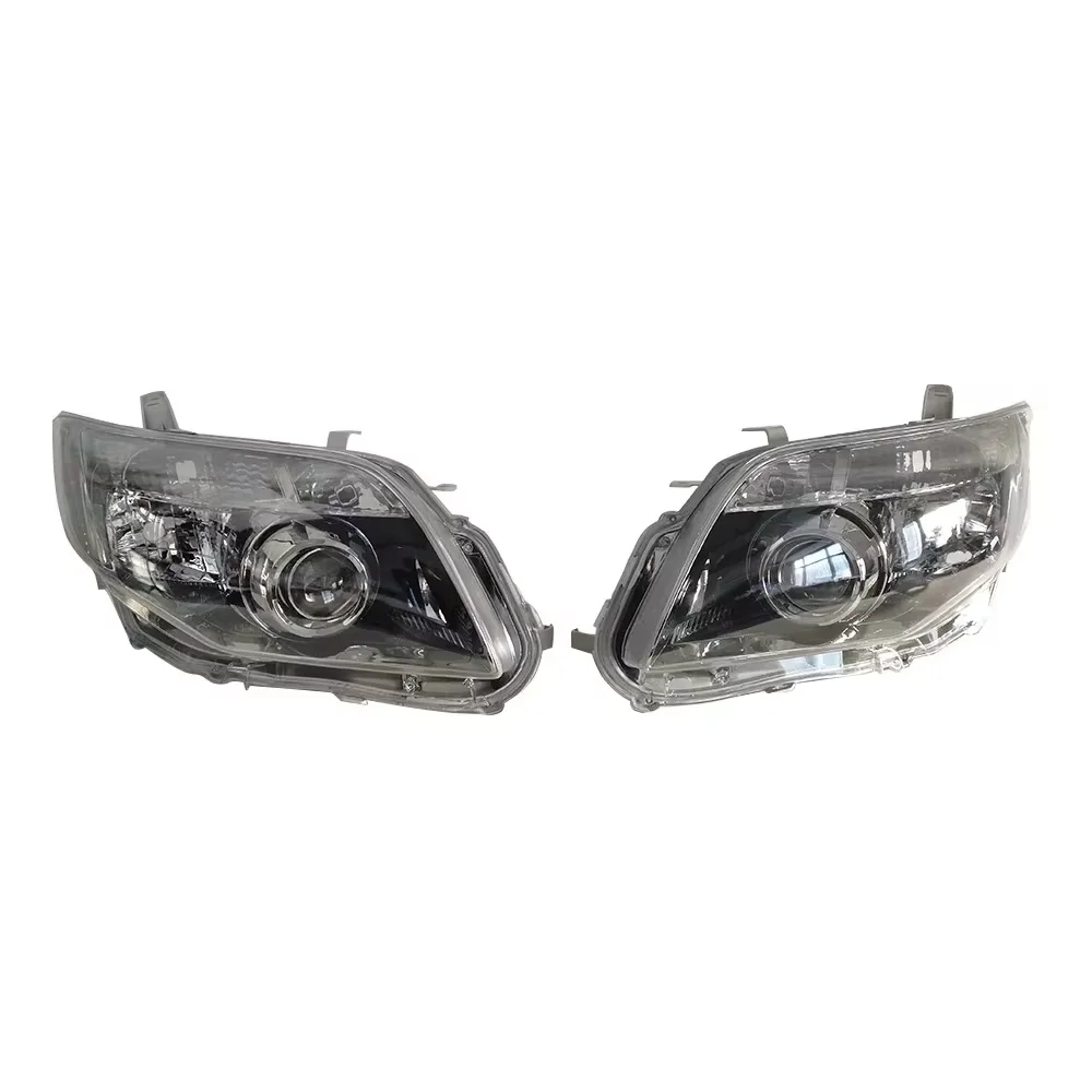 2Pcs HID Headlight Assembly For Toyota Corolla Axio NZE140 Fielder NZE141 2008‑2012 Black Inner Housing Head Lamp