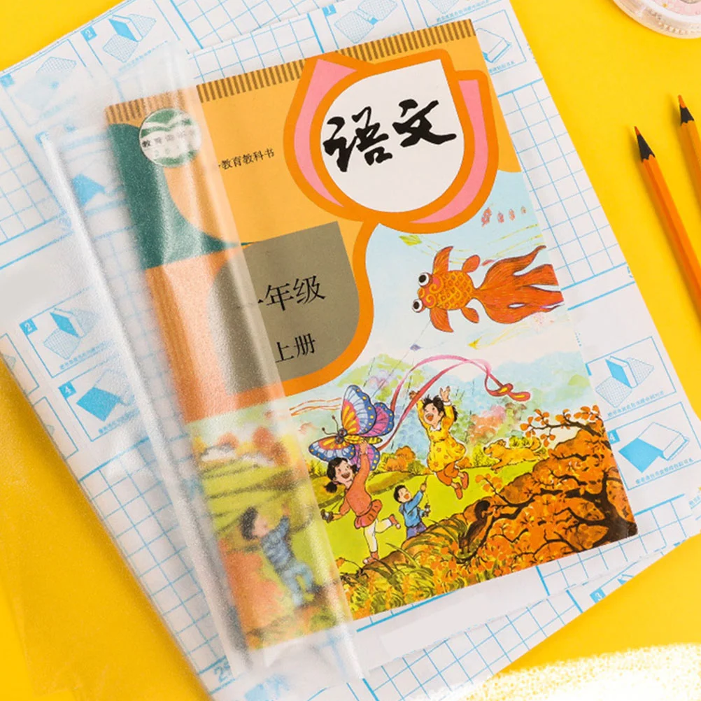 16 Pcs Self-adhesive Waterproof Book Cover Covers for Paperbacks Protective Films 47X34CM Students Textbook