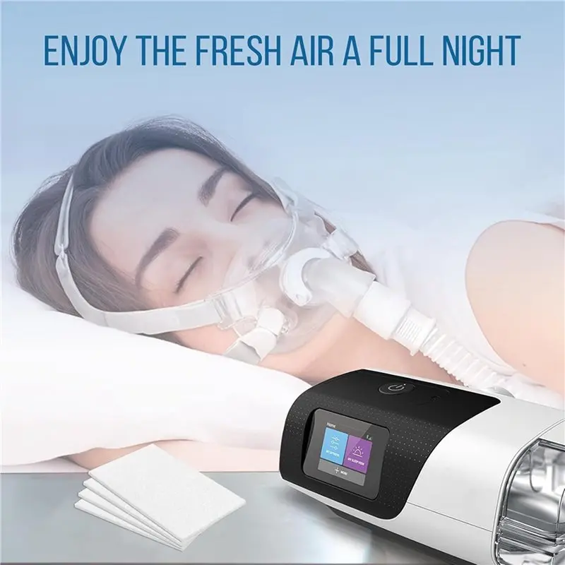 

2025-120PCS CPAP Filters For Resmed S9/S10 Disposable Filters For CPAP Machines Improves Airflow Improves Airflow Device