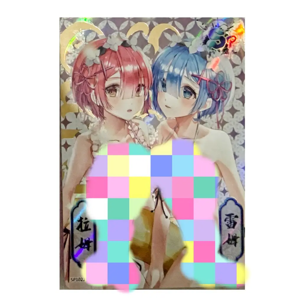 Anime Secret Garden Sp Rare Flash Card Rem Miku Nakano Personajes De Anime coleccionable, juego genuino, tarjeta coleccionable, juguete De regalo