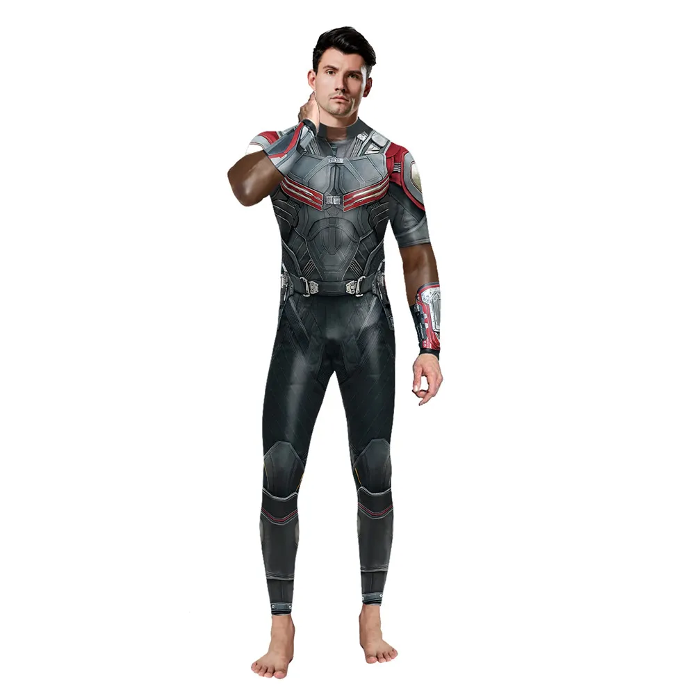 Halloween Battle Gear Digital Printing Unisex Bodysuit Carnival Masquerade Cosplay Costume Tights Adult Bodysuit